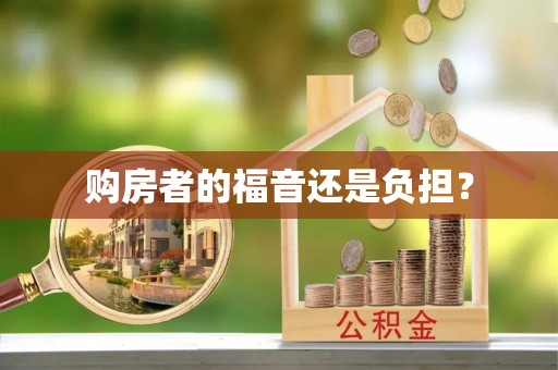 宁城购房者的福音还是负担？