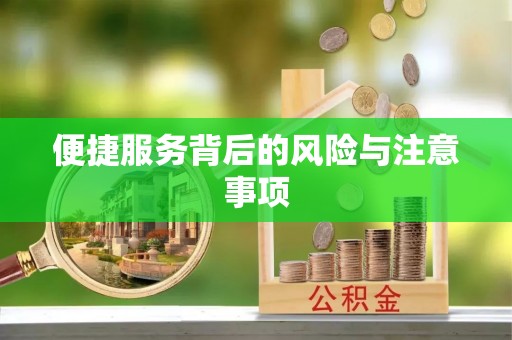 宁城便捷服务背后的风险与注意事项